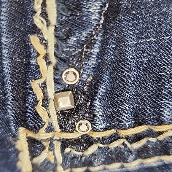 Silver  Jeans Suki Mid Rise Straight Leg Dark Blue Wash 29W - Picture 12 of 16